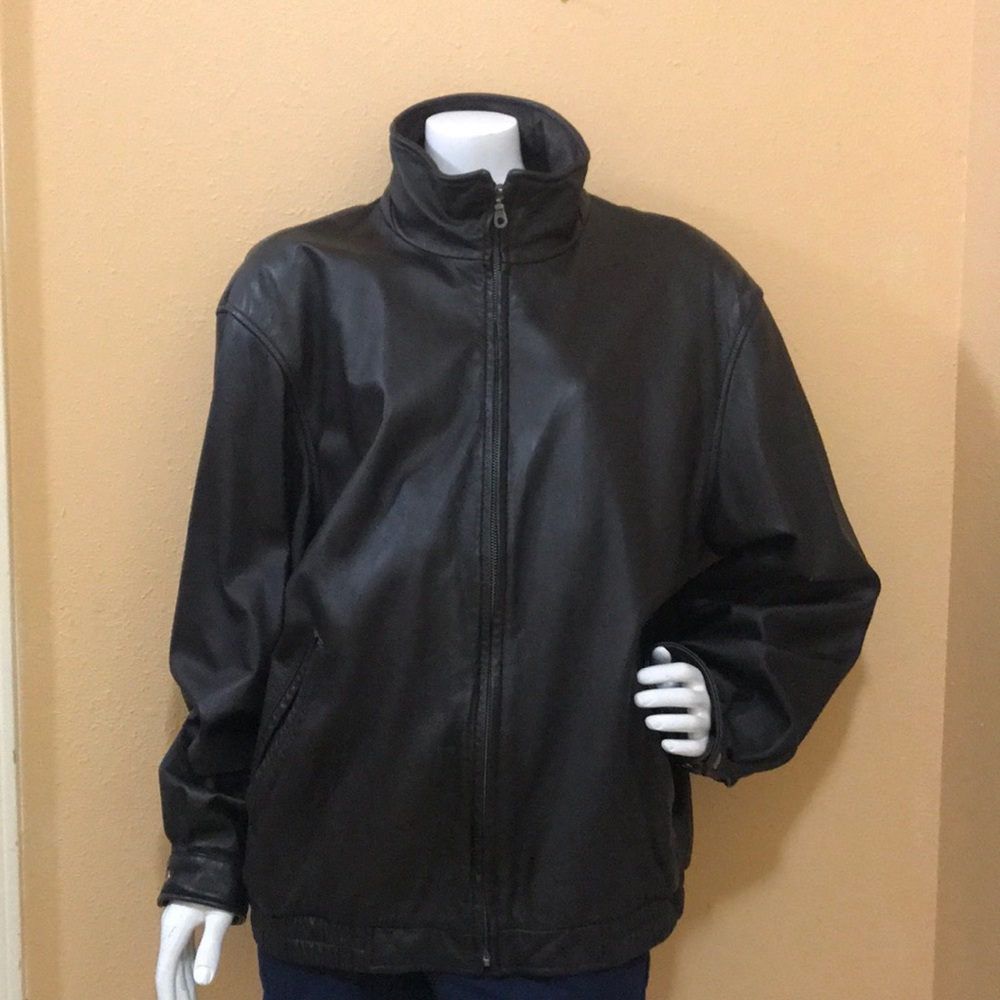 very nice real leather jacket for man.